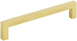 Elements 625-128BG 128 mm Center-to-Center Brushed Gold Square Stanton Cabinet Bar Pull