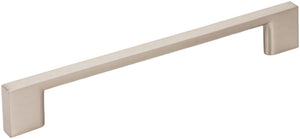 Jeffrey Alexander 635-160SN 160 mm Center-to-Center Satin Nickel Square Sutton Cabinet Bar Pull