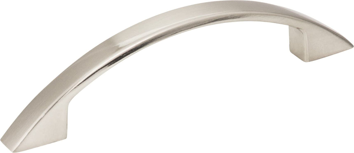 Elements 8004-BNBDL 96 mm Center-to-Center Brushed Pewter Arched Somerset Cabinet Pull