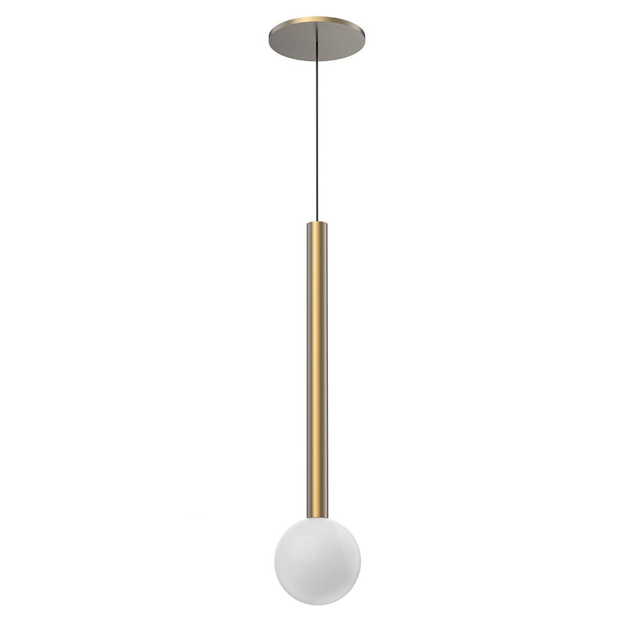 Kuzco PD15518-BG ELIXIR GLASS SPHERE PENDANT GOLD 7W 120VAC WITH LED DRIVER 3000K 90CRI