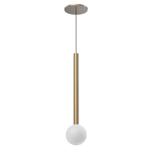 Kuzco PD15518-BG ELIXIR GLASS SPHERE PENDANT GOLD 7W 120VAC WITH LED DRIVER 3000K 90CRI