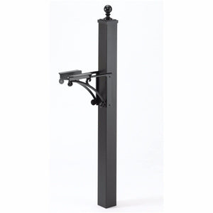 Whitehall 16033 - Extended Deluxe Capitol Post & Brackets - Black