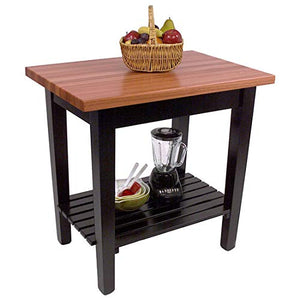 John Boos RN-C3624-D-S Le Classique Work Table, Varnique, with Drawer and 1 Shelf, 36