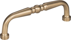 Elements Z259-3SB 3" Center-to-Center Satin Brass Madison Cabinet Pull