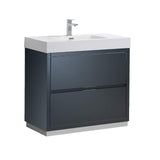 Fresca FCB8436GG-I Fresca Valencia 36" Dark Slate Gray Free Standing Modern Bathroom Vanity