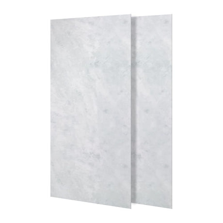 Swanstone SS-3696-2 36 x 96 Swanstone Smooth Glue up Bathtub and Shower Single Wall Panel in Ice SS0369602.130
