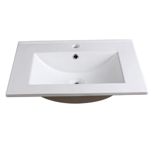 Fresca FVS6224WH Fresca Torino 24" White Integrated Sink / Countertop
