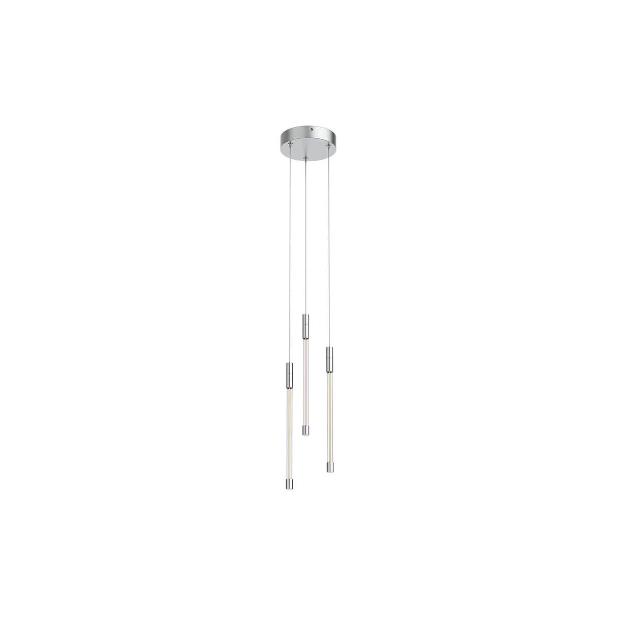 Kuzco MP75213-CH MOTIF 13" 3 HEAD MULTI-PENDANT CHROME 12W 120VAC WITH LED DRIVER 2700K 90CRI