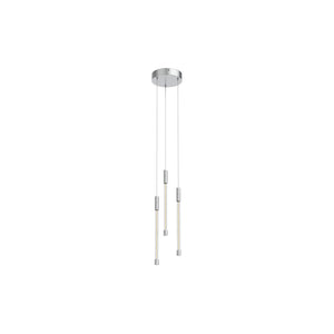 Kuzco MP75213-CH MOTIF 13" 3 HEAD MULTI-PENDANT CHROME 12W 120VAC WITH LED DRIVER 2700K 90CRI