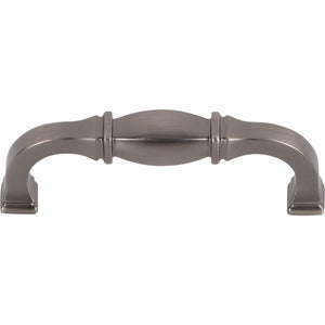 Jeffrey Alexander 278-96BNBDL 96 mm Center-to-Center Brushed Pewter Audrey Cabinet Pull