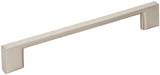 Jeffrey Alexander 635-160SN-10 10-Pack of the 160 mm Center-to-Center Satin Nickel Square Sutton Cabinet Bar Pull