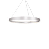 Kuzco PD22753-BS HALO 53" PD Brushed Silver 120V TRIAC/ELV LED 3000K 90CRI 118W