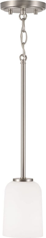 Capital Lighting 348812BN-542 Lawson 1 Light Mini Pendant Brushed Nickel
