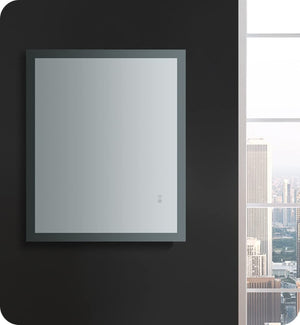 Fresca FMR013630 Fresca Angelo 36" Wide x 30" Tall Bathroom Mirror w/ Halo Style LED Lighting and Defogger