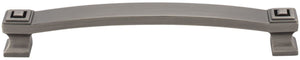 Jeffrey Alexander 585-160DACM 160 mm Center-to-Center Gun Metal Square Delmar Cabinet Pull