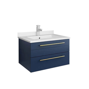 Fresca FCB6124RBL-UNS-CWH-U Modern Bathroom Vanity