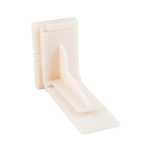 Hardware Resources USE-ADJ Adjustable Plastic Rear Bracket for Undermount Drawer Slides with 8 mm Dowels