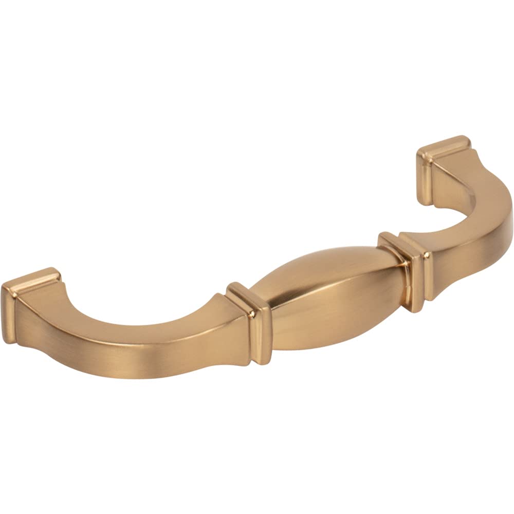 Jeffrey Alexander 278-96SBZ 96 mm Center-to-Center Satin Bronze Audrey Cabinet Pull