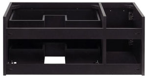 Fresca FCB6136WH-VSL-R Fresca Lucera 36" White Wall Hung Vessel Sink Modern Bathroom Cabinet - Right Version
