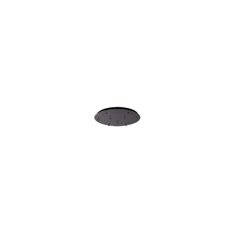 Kuzco CNP09AC-BC 9 Head Canopy SSL/SVT Wire BK-CHROME