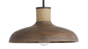 Capital Lighting 340312YG Jacob 1 Light Pendant Grey Wash and Grey Iron