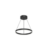 Kuzco PD87118-BK CERCHIO 18" PENDANT BK TEXTURED DOWN ONLY DUO CANOPY 930 TRIAC 120 39W
