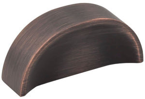 Jeffrey Alexander 484-32DBAC 32 mm Center-to-Center Brushed Oil Rubbed Bronze Elara Cabinet Pinch Pull
