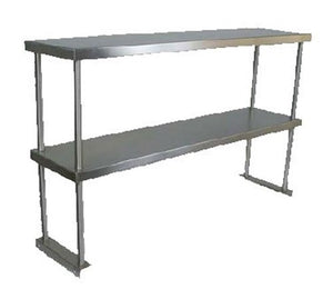 John Boos OS-ED-1896 Overshelf - 96" 96"W x 18"D stainless steel