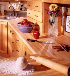 John Boos WALRS133-O Backsplash - 4" H x 133" W 3/4" Walnut Butcher Block