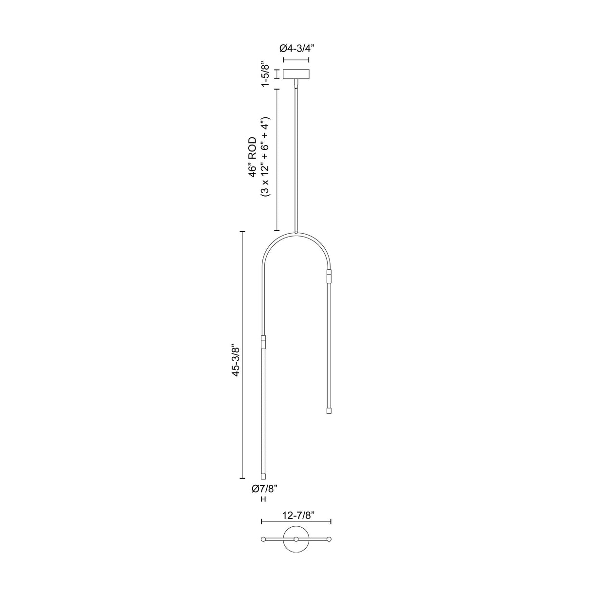 Alora PD317002NB HONOUR LED PENDANT NATURAL BRASS 20W 120VAC WITH LED DRIVER 2700K 90CRI