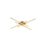Kuzco FM18232-BG VEGA MINOR 32" FM Brushed Gold 120V TRIAC/ELV LED 3000K 90CRI 46W