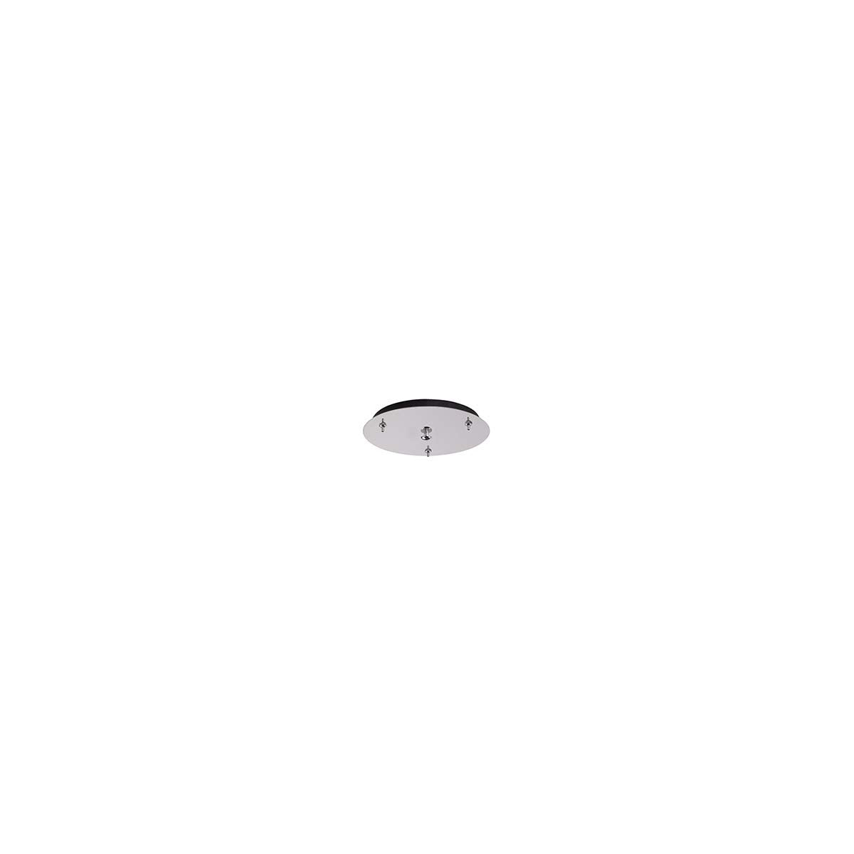 Kuzco CNP03AC-CH 3 Head Canopy SSL/SVT Wire CHROME