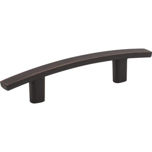Elements 859-3SBZ 3" Center-to-Center Satin Bronze Square Thatcher Cabinet Bar Pull