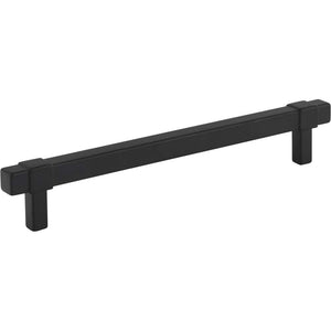 Jeffrey Alexander 293-160MB 160 mm Center-to-Center Matte Black Square Zane Cabinet Pull