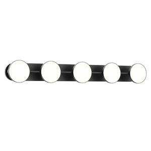 Kuzco VL72237-BK NOVEL 37" FOUR HEAD VANITY 38W 120VAC WITH LED DRIVER 3000K 90CRI
