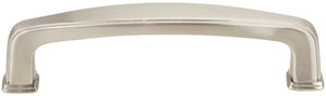 Jeffrey Alexander 1092AB 96 mm Center-to-Center Brushed Antique Brass Square Milan 1 Cabinet Pull
