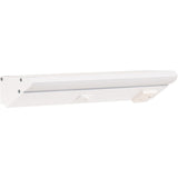 Task Lighting LP10QD2NDWWT30 10-1/2" 200 Lumen Direct Voltage DV Lighted Power Strip, White Finish, White Receptacles, 3000K Soft White