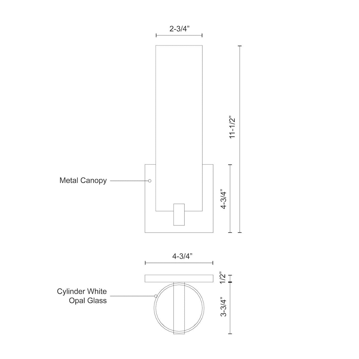 Kuzco 601484BN-LED ELIZABETH 12" 60 Brushed Nickel 120V ELV LED 3000K 90CRI 11W