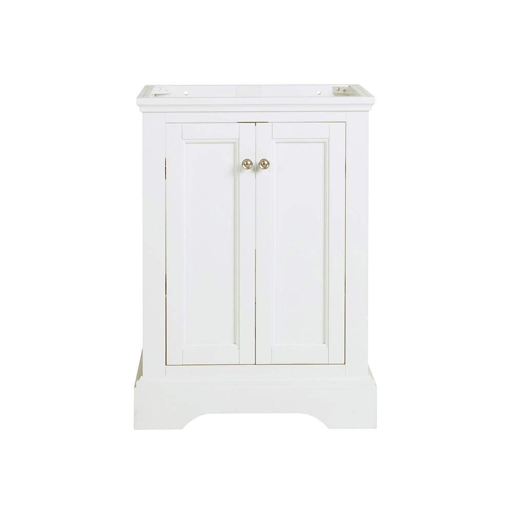 Fresca FCB2424WHM Fresca Windsor 24" Matte White Traditional Bathroom Cabinet