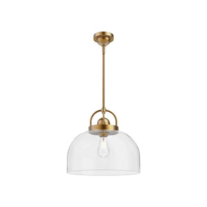 Alora PD461101AG LANCASTER 15" PENDANT AGED GOLD E26 60W