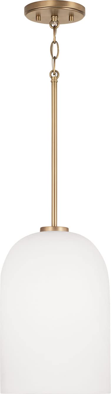 Capital Lighting 348811AD Lawson 1 Light Pendant Aged Brass