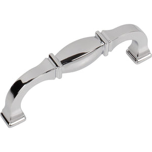 Jeffrey Alexander 278-96PC 96 mm Center-to-Center Polished Chrome Audrey Cabinet Pull