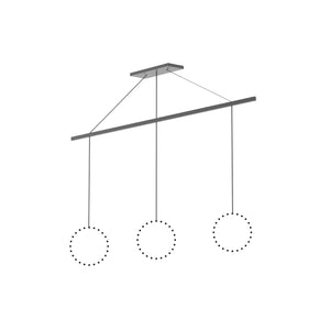 Kuzco CNL3AC-GH 3 Head LINEAR-PENDANT CANOPY SSL/SVT Graphite