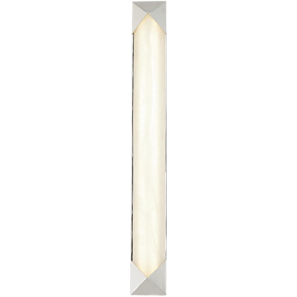 Alora WV323225PNAR CAESAR 25" WV POLISHED NICKEL ALABASTER  30W LED 90 3000K AC LED