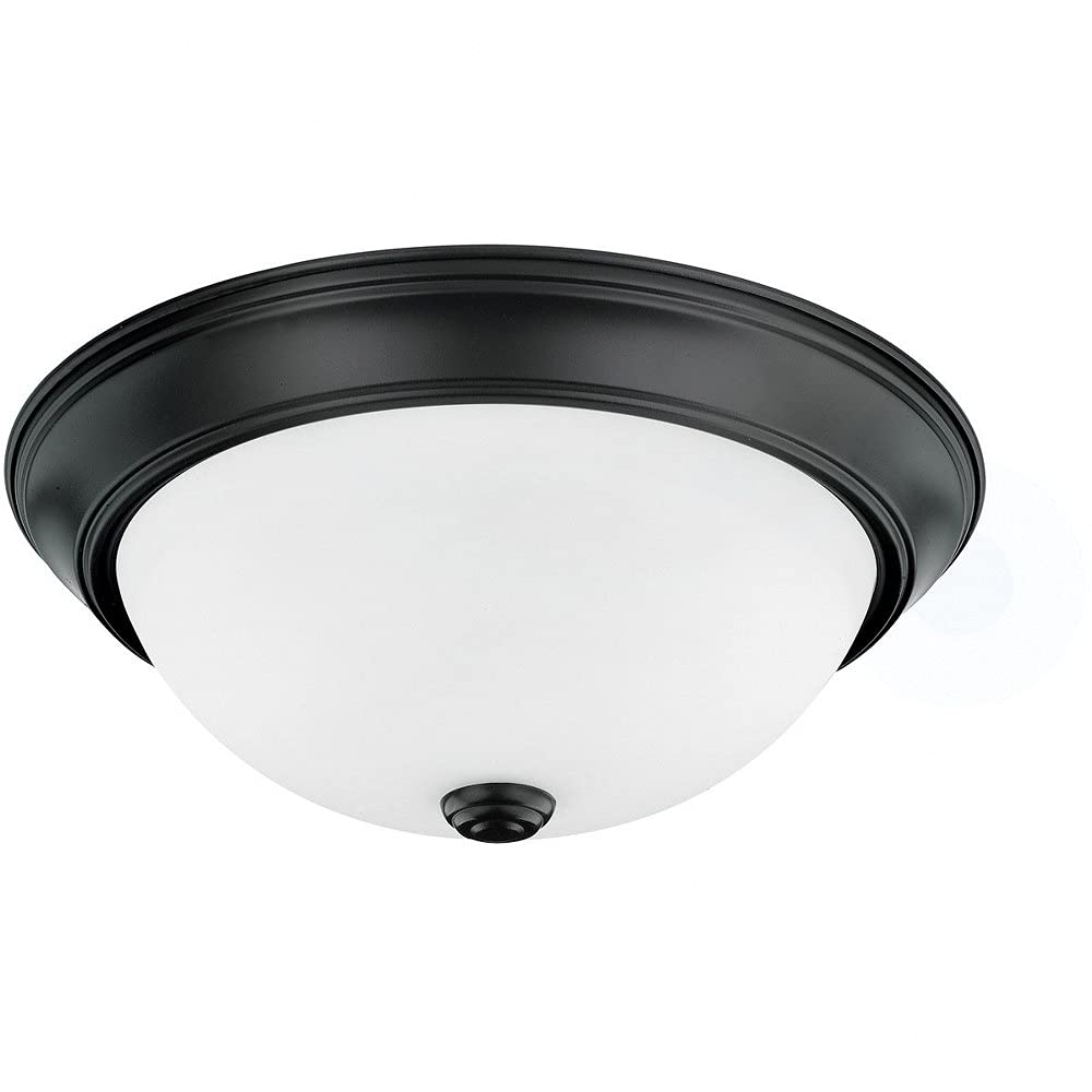 Capital Lighting 214722MB Bates 2 Light Flush Mount Matte Black