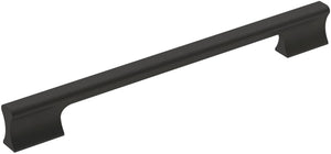 Amerock Cabinet Pull Matte Black 8-13/16 inch (224 mm) Center-to-Center Status 1 Pack Drawer Pull Cabinet Handle Cabinet Hardware