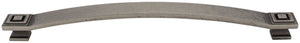 Jeffrey Alexander 585-12SN 12" Center-to-Center Satin Nickel Square Delmar Appliance Handle