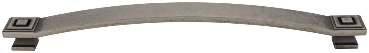 Jeffrey Alexander 585-12DP 12" Center-to-Center Distressed Pewter Square Delmar Appliance Handle