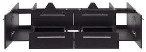 Fresca FCB6160ES-UNS Fresca Lucera 60" Espresso Wall Hung Single Undermount Sink Modern Bathroom Cabinet