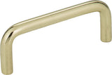 Elements S271-3PB 3" Center-to-Center Polished Brass Torino Cabinet Wire Pull